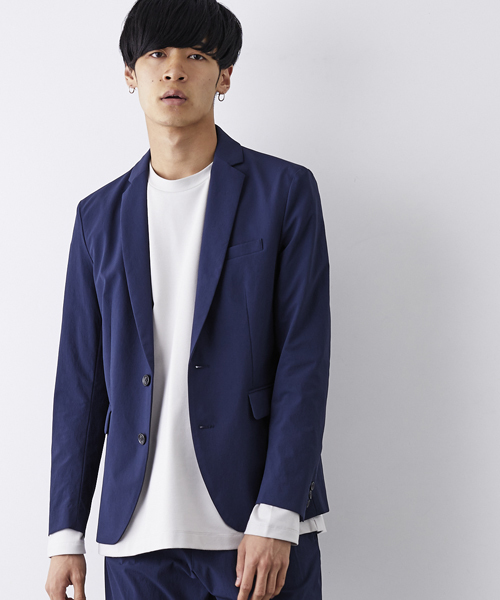 STUDIOUS（ステュディオス）の「【STUDIOUS】4WAYテーラードジャケット（テーラードジャケット・メンズ・ブラック/ブルー/カーキ・2/1/3）」の3枚目の写真