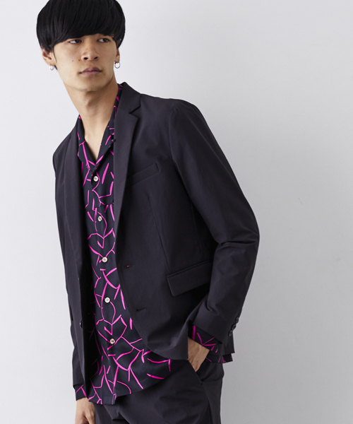 STUDIOUS（ステュディオス）の「【STUDIOUS】4WAYテーラードジャケット（テーラードジャケット・メンズ・ブラック/ブルー/カーキ・2/1/3）」の2枚目の写真