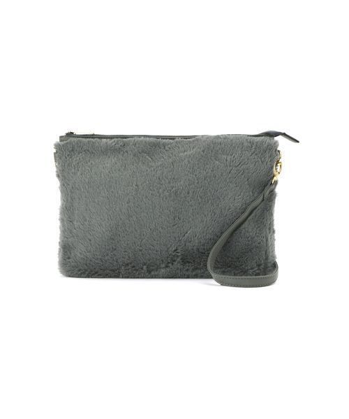 NATURAL BEAUTY BASIC（ナチュラルビューティーベーシック）の「【JJ 12月号掲載】【Ray 10月号掲載】【VERY 10月号掲載】オールファークラッチバッグ（クラッチバッグ・レディース・ネイビー/グレー/ホワイト系その他/ボルドー・ﾌﾘ-）」の3枚目の写真