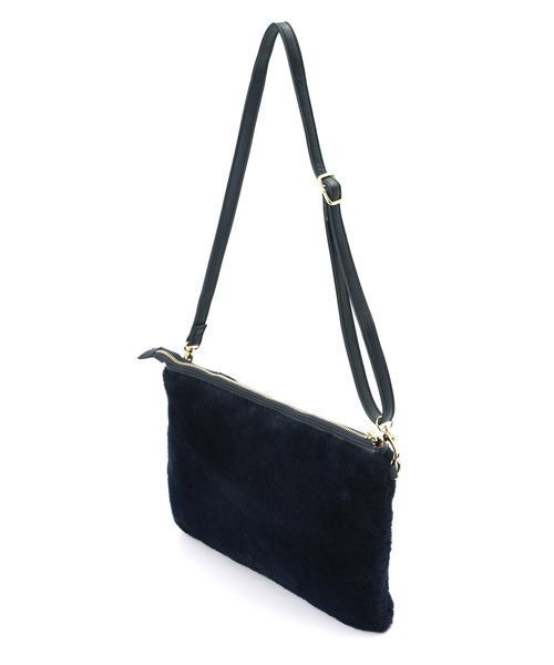 NATURAL BEAUTY BASIC（ナチュラルビューティーベーシック）の「【JJ 12月号掲載】【Ray 10月号掲載】【VERY 10月号掲載】オールファークラッチバッグ（クラッチバッグ・レディース・ネイビー/グレー/ホワイト系その他/ボルドー・ﾌﾘ-）」の5枚目の写真