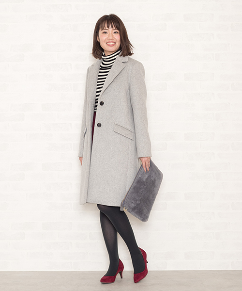 NATURAL BEAUTY BASIC（ナチュラルビューティーベーシック）の「【JJ 12月号掲載】【Ray 10月号掲載】【VERY 10月号掲載】オールファークラッチバッグ（クラッチバッグ・レディース・ネイビー/グレー/ホワイト系その他/ボルドー・ﾌﾘ-）」の18枚目の写真