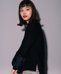 STUDIOUS | フラッフィーシャギーリブニット(ニット/セーター)