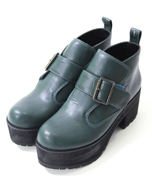 Kastane（カスタネ）の「ストラップベルトブローシューズ（その他シューズ・レディース・ブラック/グリーン/モカ/ブラウン・36/37/38）」の4枚目の写真
