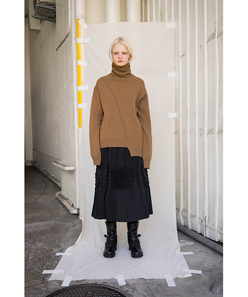 ZUCCa（ズッカ）の「プリーツタフタ（スカート・レディース・ブラック/ダークグレー・M/M size）」の5枚目の写真