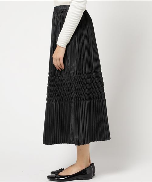 ZUCCa（ズッカ）の「プリーツタフタ（スカート・レディース・ブラック/ダークグレー・M/M size）」の16枚目の写真