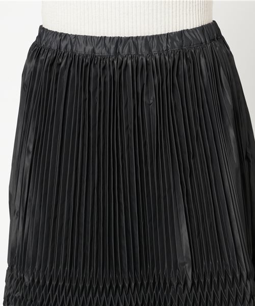 ZUCCa（ズッカ）の「プリーツタフタ（スカート・レディース・ブラック/ダークグレー・M/M size）」の14枚目の写真