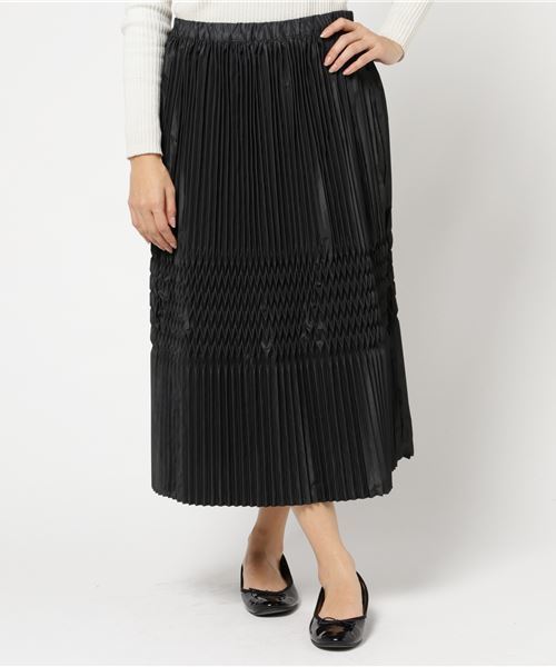 ZUCCa（ズッカ）の「プリーツタフタ（スカート・レディース・ブラック/ダークグレー・M/M size）」の11枚目の写真
