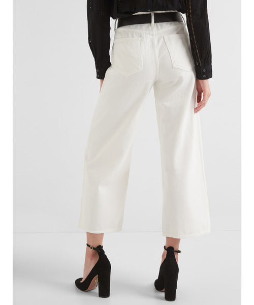 GAP(ギャップ)の「ハイライズ ワイドレッグジーンズ(デニムパンツ・レディース・オフホワイト・25/28/23/24/29/26/27)」の2枚目の写真