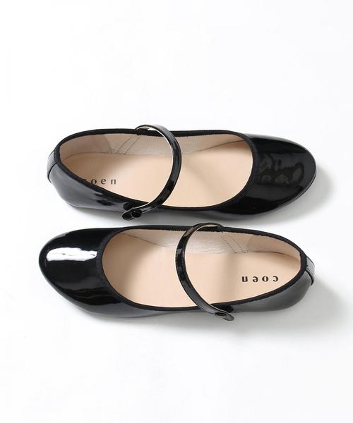 coen（コーエン）の「ストラップシューズ（パンプス・レディース・ライトグレー/ブラック・LARGE/SMALL/MEDIUM/X-LARGE）」の5枚目の写真