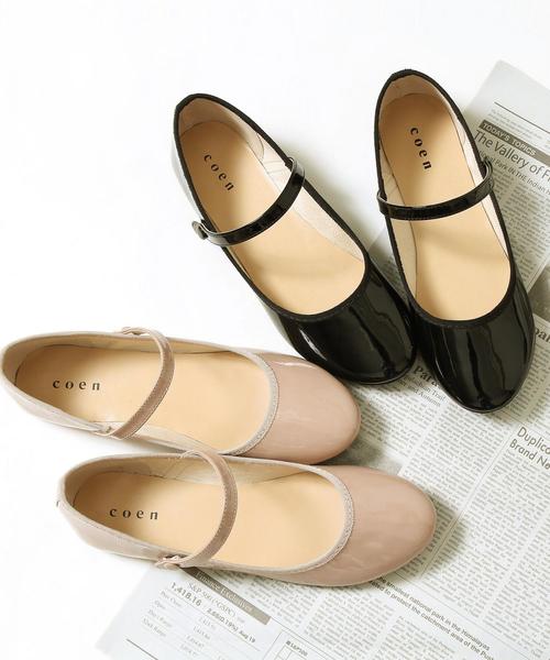 coen（コーエン）の「ストラップシューズ（パンプス・レディース・ライトグレー/ブラック・LARGE/SMALL/MEDIUM/X-LARGE）」の9枚目の写真