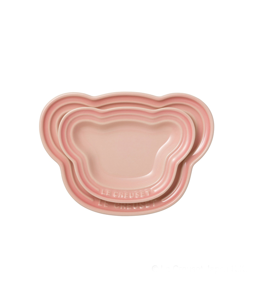 Le Creuset（ルクルーゼ）の「ベビー・ベアー・プレート・セット（マグ/哺乳瓶/お食事グッズ・キッズ・ブルー系その他/ピンク系その他/ベージュ系その他/ブルー系その他2・ONE SIZE）」の5枚目の写真