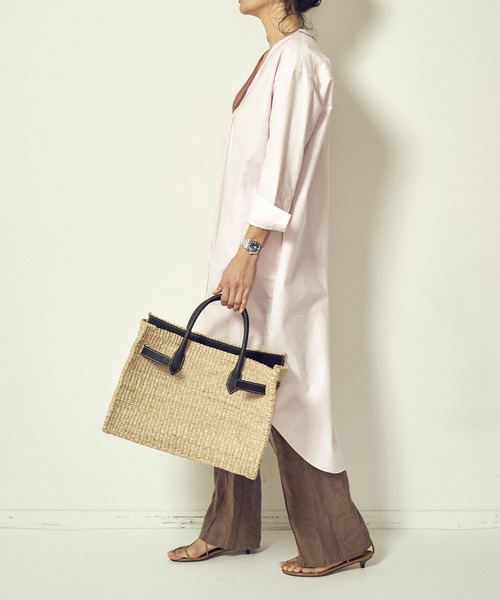 SEA（シー）の「VINTAGE O.X オーバーシャツドレス（シャツワンピース