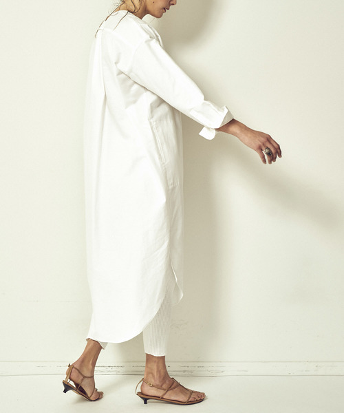 SEAシー　ワンピース SEA（シー）の「VINTAGE O.X オーバーシャツドレス（シャツワンピース