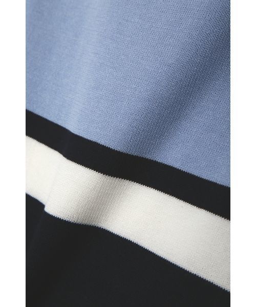 22 OCTOBRE（ヴァンドゥ－オクトーブル）の「◆パネルボーダーニット（ニット/セーター・レディース・グレー系その他/ブルー系その他・2/4）」の11枚目の写真