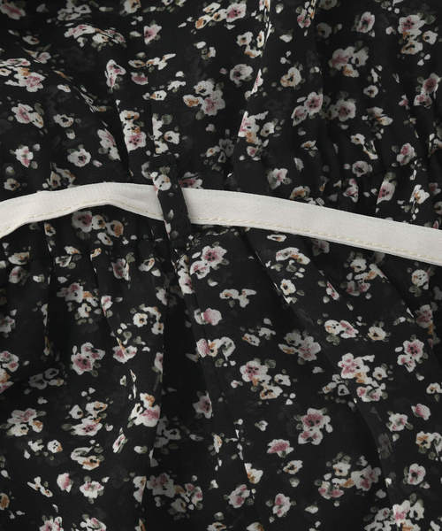 OLIVE des OLIVE（オリーブデオリーブ）の「[再入荷決定!] フレアシャツワンピース（シャツワンピース・レディース・ブラック/オフホワイト/グリーン・FREE）」の6枚目の写真