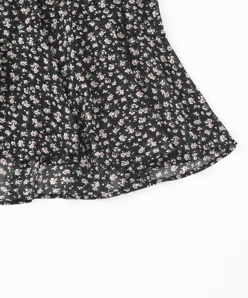 OLIVE des OLIVE（オリーブデオリーブ）の「[再入荷決定!] フレアシャツワンピース（シャツワンピース・レディース・ブラック/オフホワイト/グリーン・FREE）」の4枚目の写真