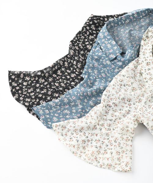 OLIVE des OLIVE（オリーブデオリーブ）の「[再入荷決定!] フレアシャツワンピース（シャツワンピース・レディース・ブラック/オフホワイト/グリーン・FREE）」の8枚目の写真