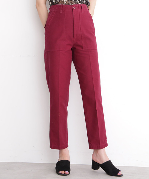 FREE'S MART（フリーズマート）の「◆テーパードベイカーパンツ（その他パンツ・レディース・ベージュ/パープル/カーキ・SMALL/MEDIUM）」の3枚目の写真