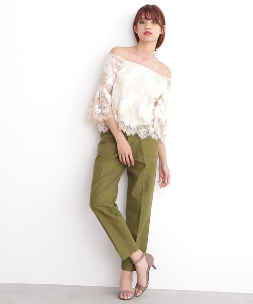 FREE'S MART（フリーズマート）の「◆テーパードベイカーパンツ（その他パンツ・レディース・ベージュ/パープル/カーキ・SMALL/MEDIUM）」の7枚目の写真