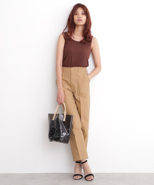 FREE'S MART（フリーズマート）の「◆テーパードベイカーパンツ（その他パンツ・レディース・ベージュ/パープル/カーキ・SMALL/MEDIUM）」の14枚目の写真