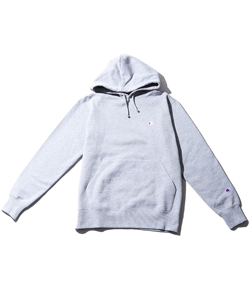 Champion（チャンピオン）の「WEGO/Champion起毛刺繍プルパーカー（パーカー・メンズ・ネイビー/ホワイト/杢グレー/ブラック・MEDIUM/LARGE）」の9枚目の写真