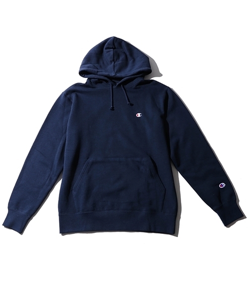 Champion（チャンピオン）の「WEGO/Champion起毛刺繍プルパーカー（パーカー・メンズ・ネイビー/ホワイト/杢グレー/ブラック・MEDIUM/LARGE）」の10枚目の写真
