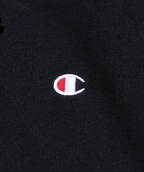 Champion（チャンピオン）の「WEGO/Champion起毛刺繍プルパーカー（パーカー・メンズ・ネイビー/ホワイト/杢グレー/ブラック・MEDIUM/LARGE）」の6枚目の写真