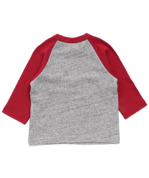 F.O.KIDS（エフオーキッズ）の「ポケット付き7分袖Tシャツ（Tシャツ/カットソー・キッズ・グリーン/グレー/オフホワイト・120/80/130/100/110/140/95/90）」の5枚目の写真