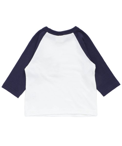 F.O.KIDS（エフオーキッズ）の「ポケット付き7分袖Tシャツ（Tシャツ/カットソー・キッズ・グリーン/グレー/オフホワイト・120/80/130/100/110/140/95/90）」の4枚目の写真