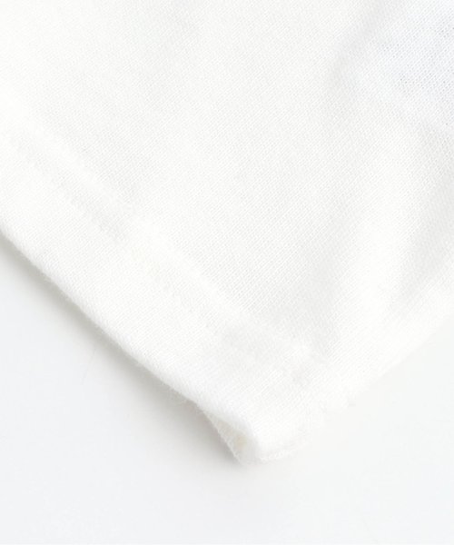 F.O.KIDS（エフオーキッズ）の「ポケット付き7分袖Tシャツ（Tシャツ/カットソー・キッズ・グリーン/グレー/オフホワイト・120/80/130/100/110/140/95/90）」の8枚目の写真