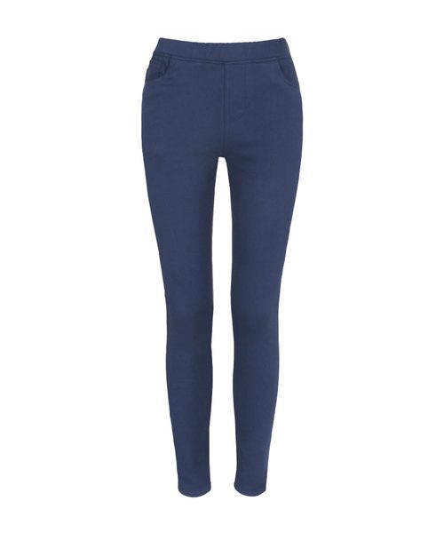 Julia Boutique（ジュリアブティック）の「選べる無地＆デニム・あったかHEAT極暖裏起毛レギンスパンツ/13327（デニムパンツ・レディース・ブラック/グレー/ネイビー/カーキ/ベージュ/オフホワイト/ボルドー/A/B/C・S/M/L/LL/3L/4L/5L/XS）」の6枚目の写真