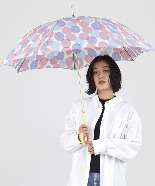 Wpc.(ダブルピーシー)の「雨傘 ムナ(長傘)」|ピンク