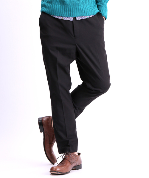 WEGO（ウィゴー）の「WEGO/テーパードスラックス（スラックス・メンズ・ブラック/ブルー系その他・MEDIUM/LARGE）」の2枚目の写真