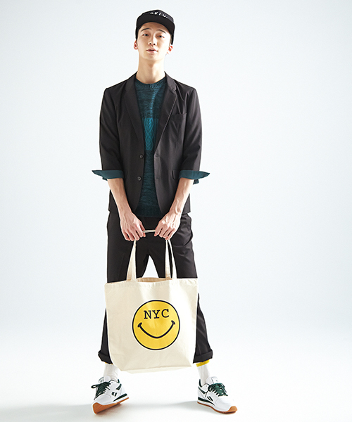 WEGO（ウィゴー）の「WEGO/テーパードスラックス（スラックス・メンズ・ブラック/ブルー系その他・MEDIUM/LARGE）」の7枚目の写真