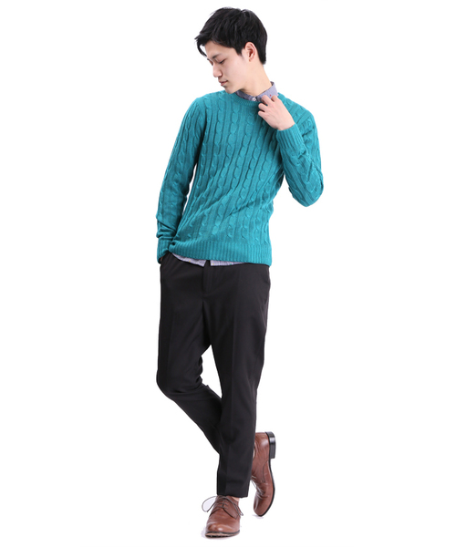 WEGO（ウィゴー）の「WEGO/テーパードスラックス（スラックス・メンズ・ブラック/ブルー系その他・MEDIUM/LARGE）」の13枚目の写真