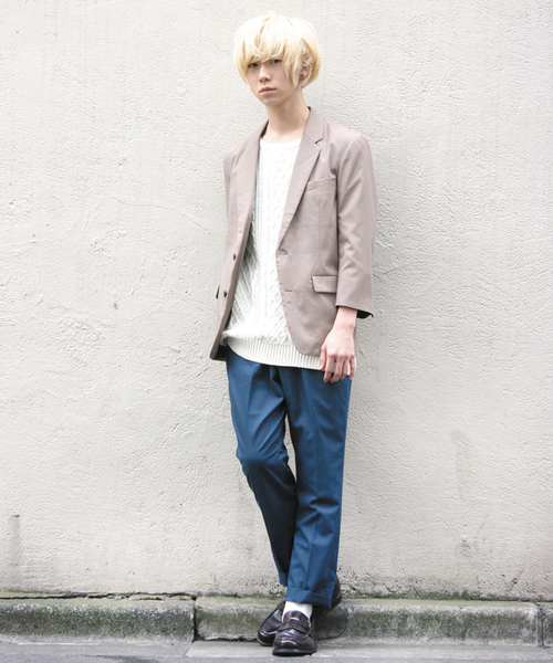 WEGO（ウィゴー）の「WEGO/テーパードスラックス（スラックス・メンズ・ブラック/ブルー系その他・MEDIUM/LARGE）」の16枚目の写真