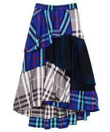 美品　Candy Stripper チェック フレア マキシスカート グリーン Candy Stripper RANDOM FLARE CHECK SKIRT （GREEN