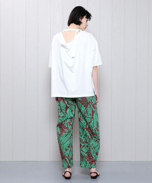 SAYAKA DAVIS トップス カットソー Tシャツ ブルー 新品 1600025S1653_m1_a002.jpg