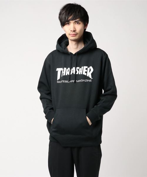 THRASHER（スラッシャー）の「【THRASHER/スラッシャー】MAG LOGO HOODIE / ロゴプリントプルオーバーパーカー（パーカー・メンズ・ホワイト/グレー/ブラック/ブルー・LARGE/MEDIUM/X-LARGE）」の16枚目の写真