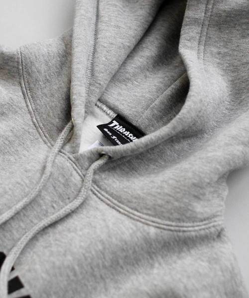 THRASHER（スラッシャー）の「【THRASHER/スラッシャー】MAG LOGO HOODIE / ロゴプリントプルオーバーパーカー（パーカー・メンズ・ホワイト/グレー/ブラック/ブルー・LARGE/MEDIUM/X-LARGE）」の9枚目の写真