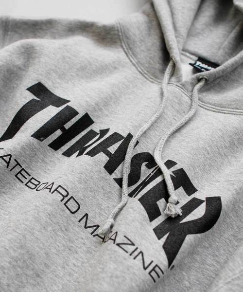 THRASHER（スラッシャー）の「【THRASHER/スラッシャー】MAG LOGO HOODIE / ロゴプリントプルオーバーパーカー（パーカー・メンズ・ホワイト/グレー/ブラック/ブルー・LARGE/MEDIUM/X-LARGE）」の12枚目の写真