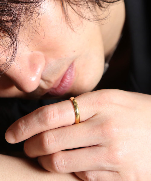 YArKA（ヤーカ）の「【YArKA/ヤーカ】stainless series simple3.5mm ring/ステンレスシンプル3.5ミリリング（リング・レディース・ブラック/シルバー/ゴールド・#13/#17/#9/#11/#15/#19）」の5枚目の写真