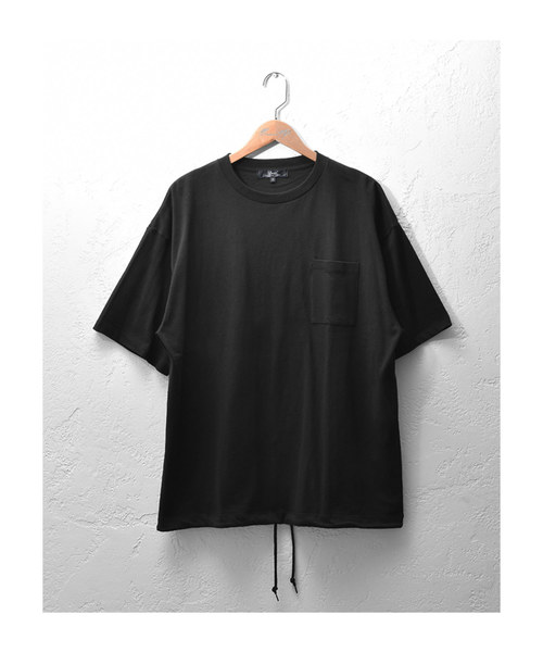 MinoriTY(マイノリティ)の「裾スピンドルビッグTシャツ(Tシャツ/カットソー・メンズ・オフホワイト/ベージュ/ブラック・FREE)」の10枚目の写真