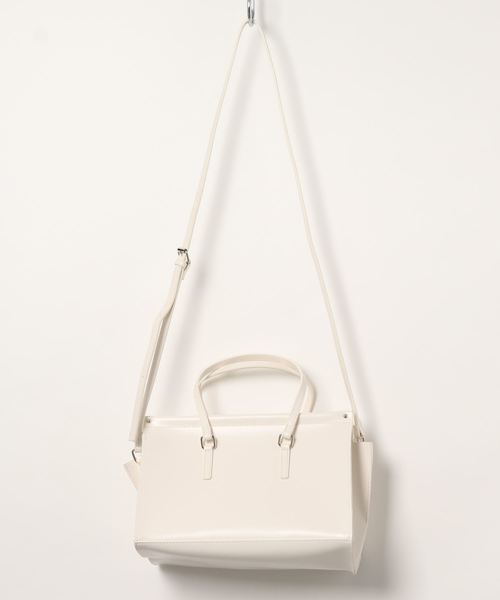 AMERICAN HOLIC(アメリカンホリック)の「スクエア2WAYトートバッグ*(トートバッグ・レディース・ブラック/ベージュ/グレー/オフホワイト・FREE)」の2枚目の写真