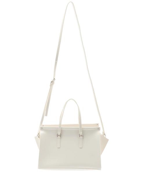 AMERICAN HOLIC(アメリカンホリック)の「スクエア2WAYトートバッグ*(トートバッグ・レディース・ブラック/ベージュ/グレー/オフホワイト・FREE)」の6枚目の写真