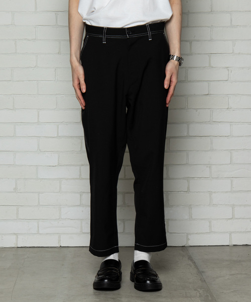 WEGO(ウィゴー)の「WEGO/【セットアップ対応商品】ステッチテーパードパンツ(その他パンツ・メンズ・ブラック/ベージュ・MEDIUM/LARGE)」の10枚目の写真