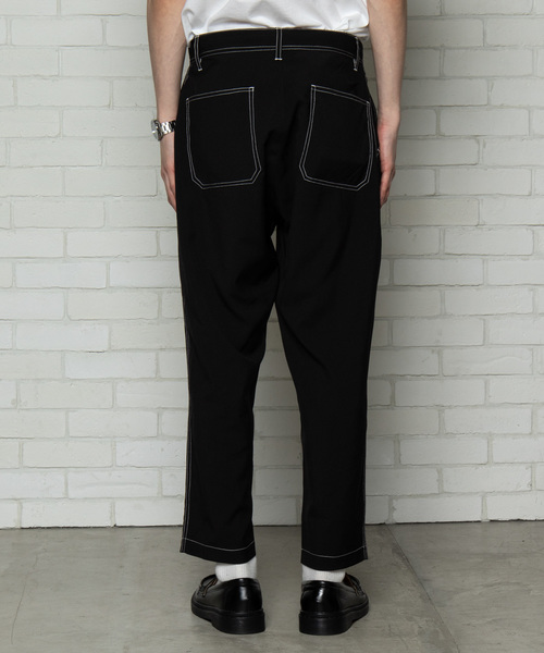 WEGO(ウィゴー)の「WEGO/【セットアップ対応商品】ステッチテーパードパンツ(その他パンツ・メンズ・ブラック/ベージュ・MEDIUM/LARGE)」の11枚目の写真