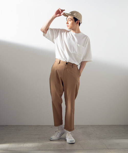 WEGO(ウィゴー)の「WEGO/【セットアップ対応商品】ステッチテーパードパンツ(その他パンツ・メンズ・ブラック/ベージュ・MEDIUM/LARGE)」の15枚目の写真