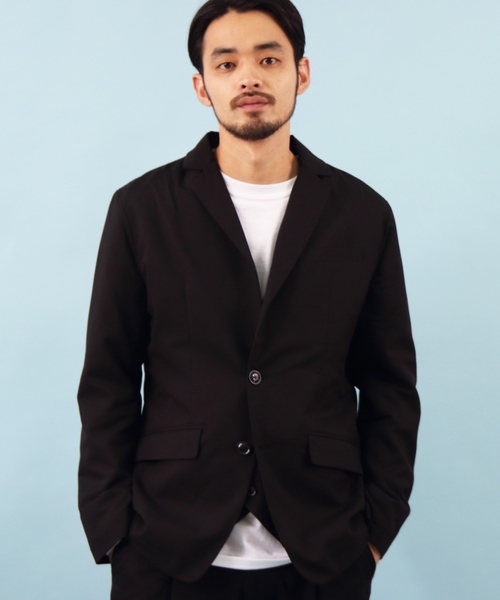 Beautiful Harmony(ビューティフルハーモニー)の「ストレッチ テーラードジャケット(テーラードジャケット)」|ブラック