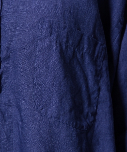 UNITED ARROWS（ユナイテッドアローズ）の「＜LE GLAZIK (ル・グラジック)＞ リネン スキッパーシャツ（シャツ/ブラウス・レディース・ホワイト/コバルトブルー・フリー）」の10枚目の写真